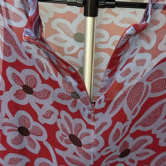 Rebecca Taylor Vera Fleur Mock Neck Blouse - Picture 8 of 14